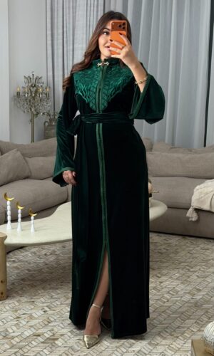 حصري لدي Be Queen قفطان لالة ⚜️ أخض